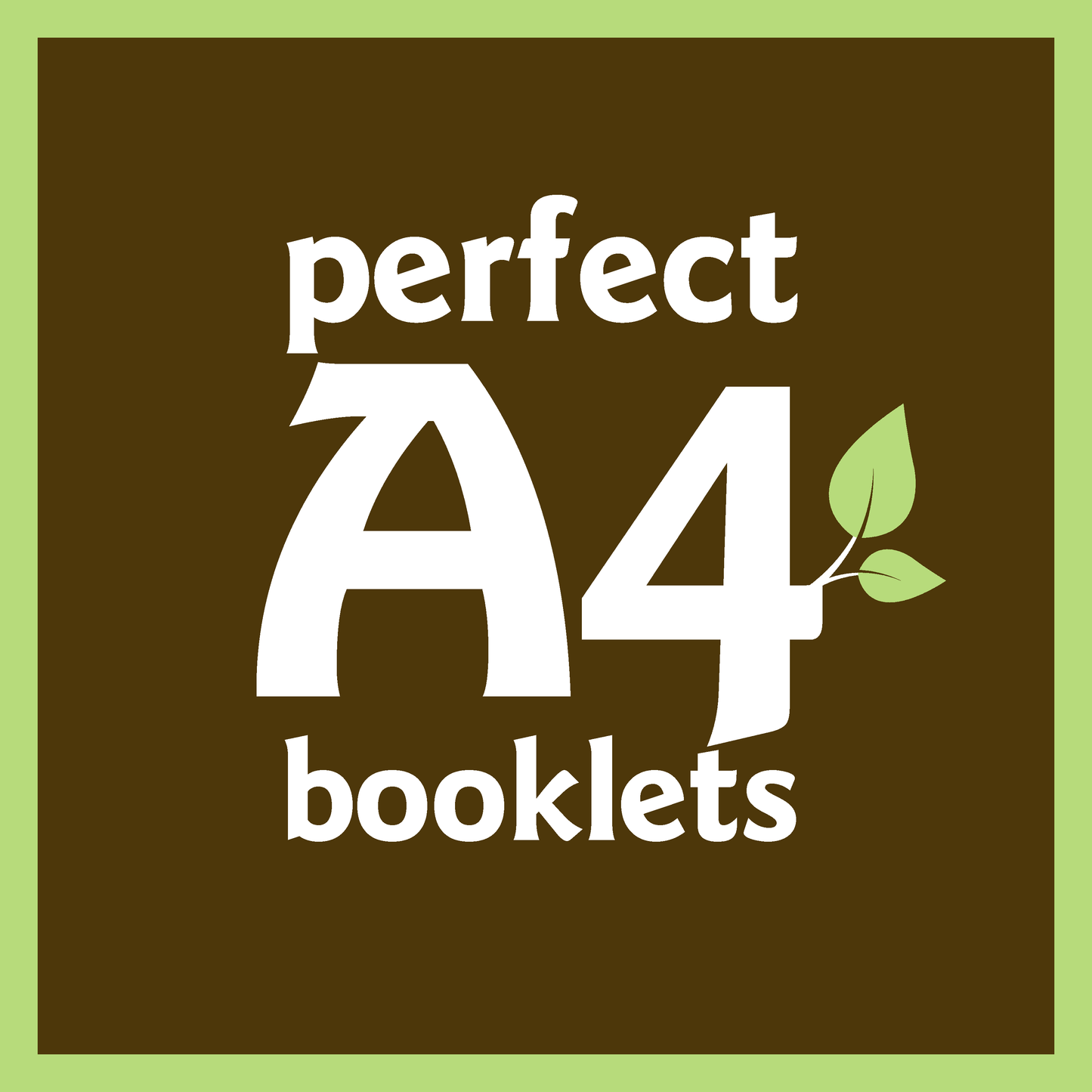 A4 Books: Perfect Bound