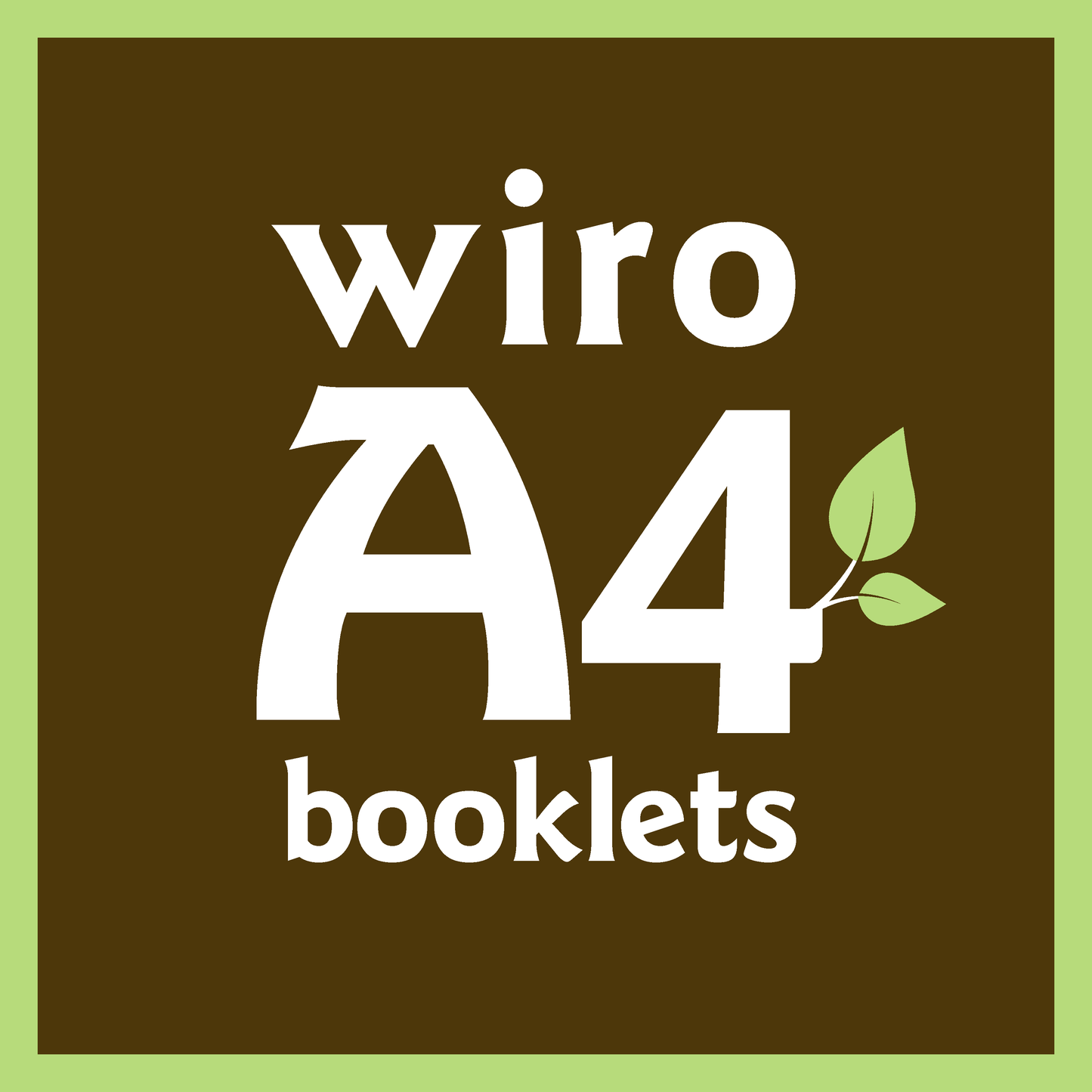 A4 Books: Wiro-Bound