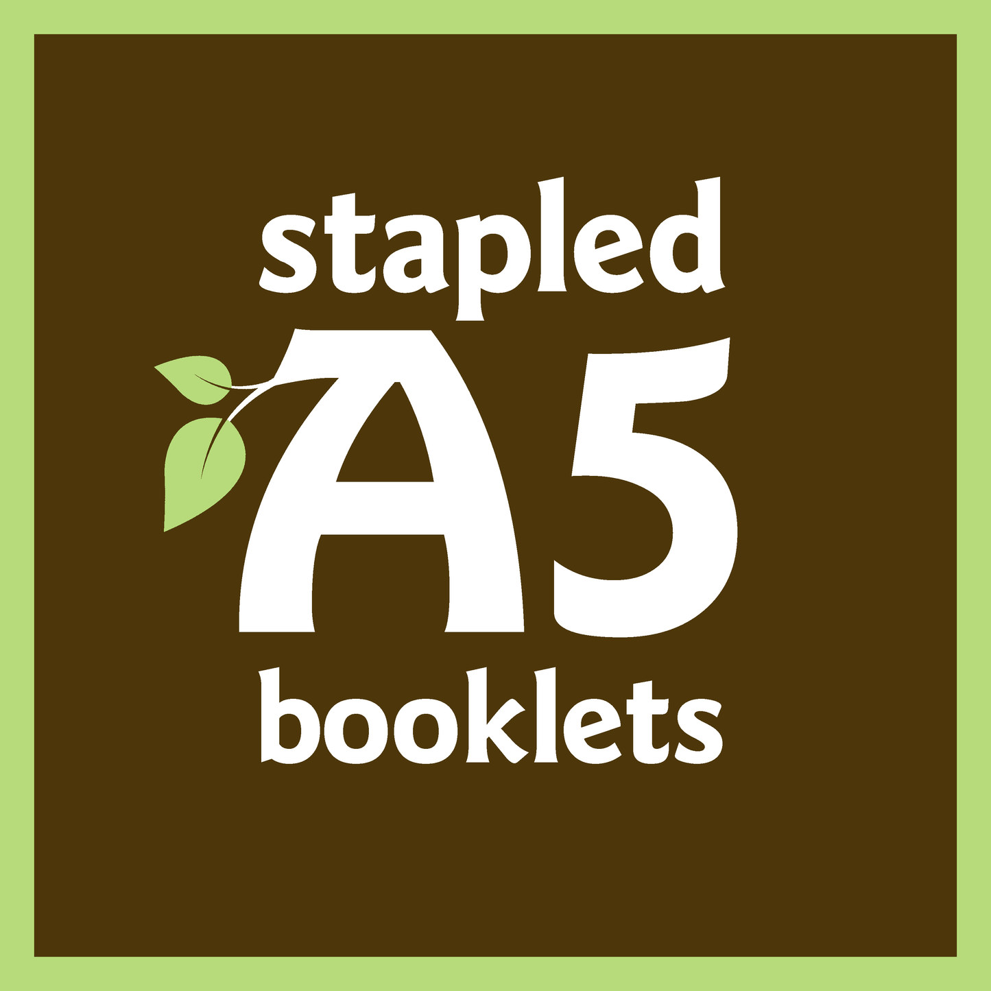 A5 Books: Stapled
