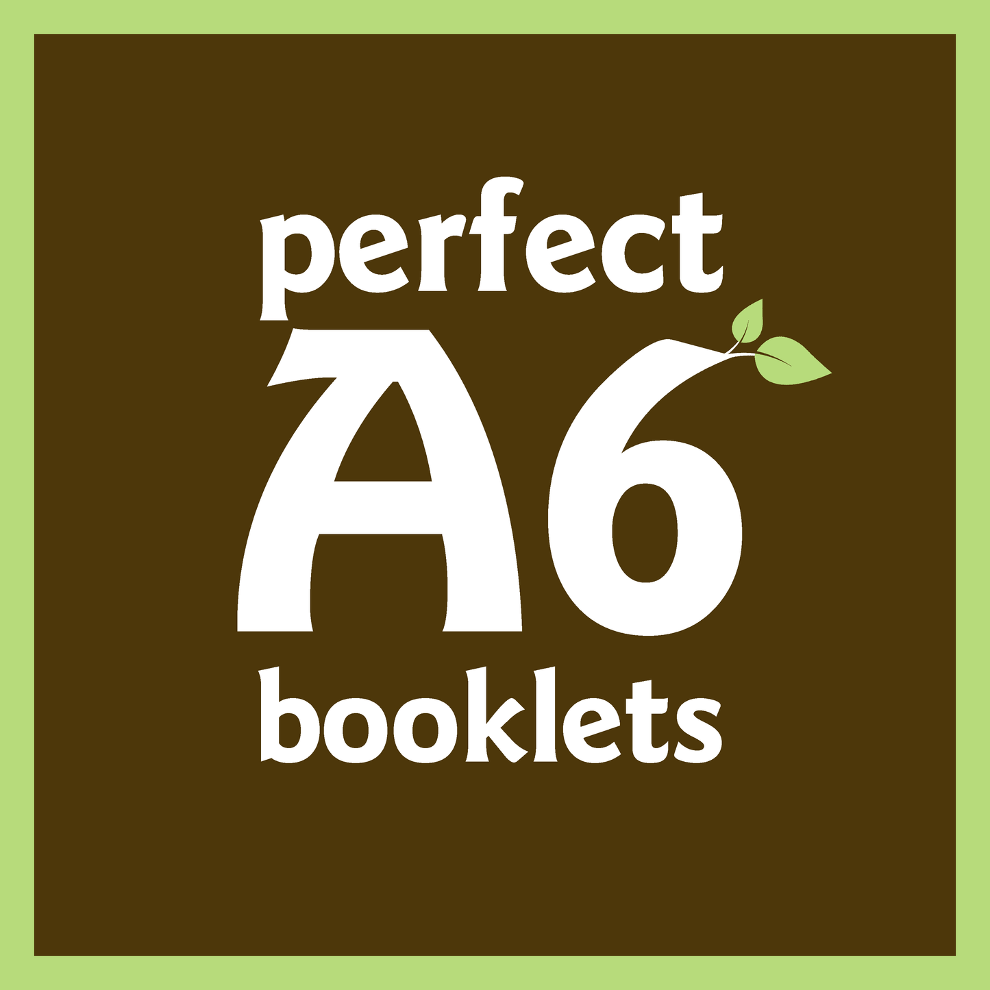 A6 Books: Perfect Bound