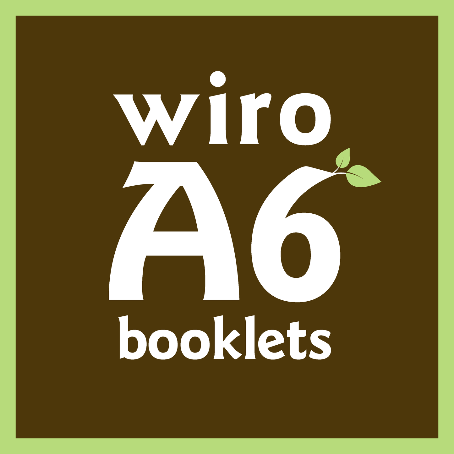 A6 Books: Wiro-Bound
