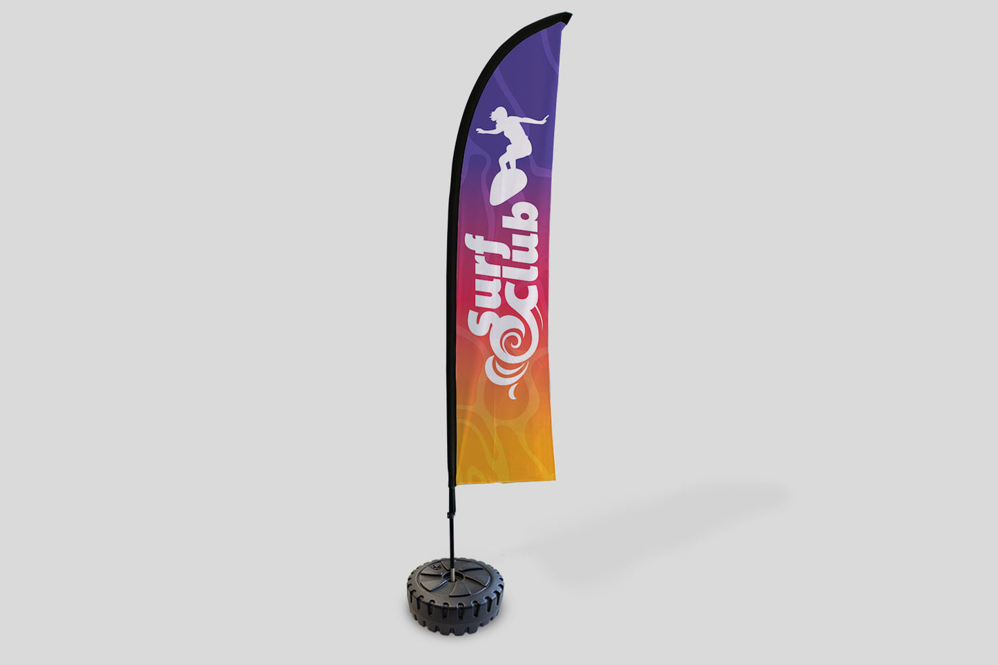 Large Feather Flags (2860mm x 690mm)